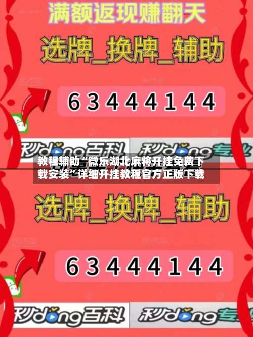 教程辅助“微乐湖北麻将开挂免费下载安装”详细开挂教程官方正版下载-第3张图片