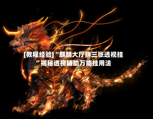 [教程经验]“麒麟大厅拼三张透视挂”揭秘透视辅助万能挂用法