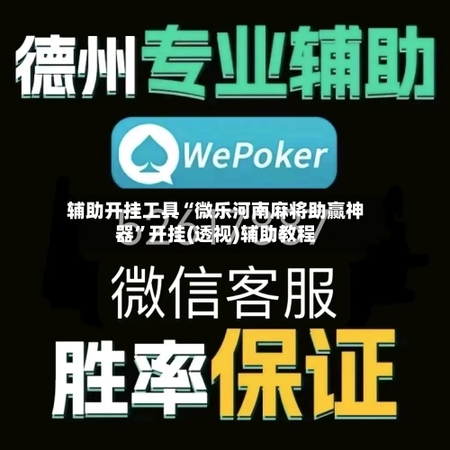 辅助开挂工具“微乐河南麻将助赢神器	”开挂(透视)辅助教程-第2张图片