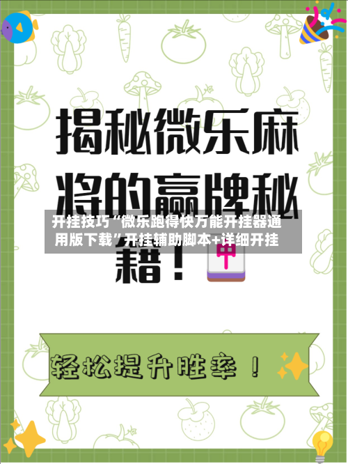 开挂技巧“微乐跑得快万能开挂器通用版下载	”开挂辅助脚本+详细开挂-第3张图片