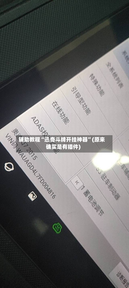 辅助教程“迅奇斗牌开挂神器”(原来确实是有插件)
