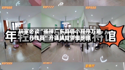 玩家必读“雀神广东麻将小程序万能开挂器”开挂辅助详细步骤-第2张图片