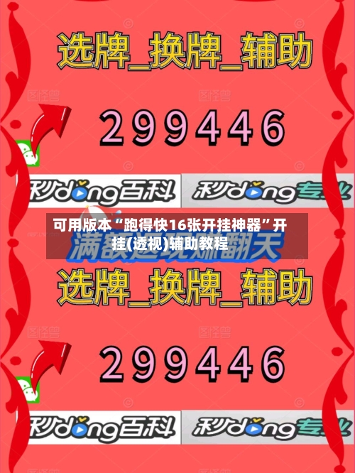 可用版本“跑得快16张开挂神器”开挂(透视)辅助教程-第2张图片