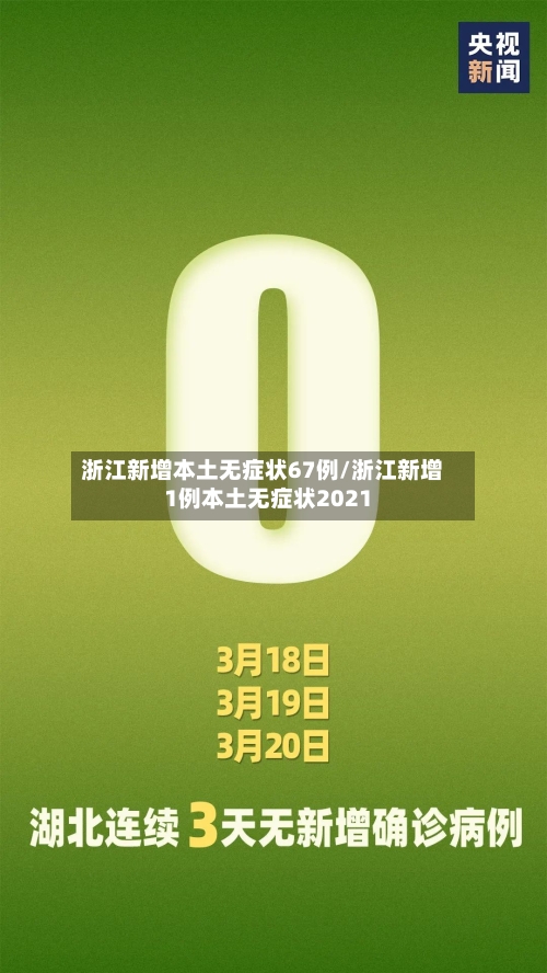 浙江新增本土无症状67例/浙江新增1例本土无症状2021-第2张图片