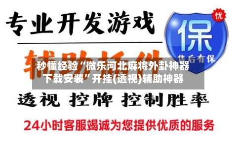 秒懂经验“微乐河北麻将外卦神器下载安装	”开挂(透视)辅助神器-第2张图片