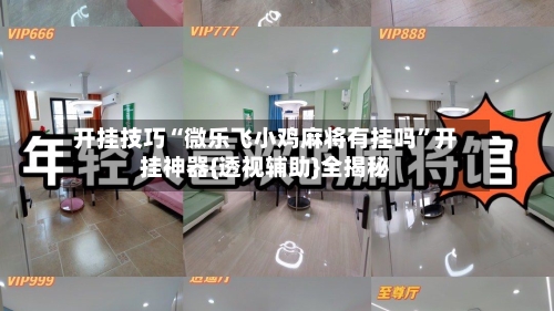开挂技巧“微乐飞小鸡麻将有挂吗”开挂神器{透视辅助}全揭秘