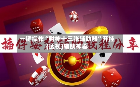 一键操作“财神十三张辅助器”开挂(透视)辅助神器-第2张图片