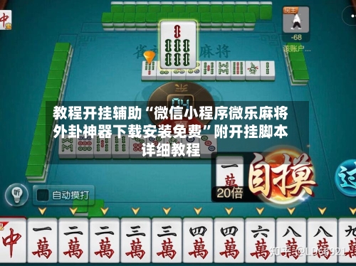 教程开挂辅助“微信小程序微乐麻将外卦神器下载安装免费”附开挂脚本详细教程-第3张图片