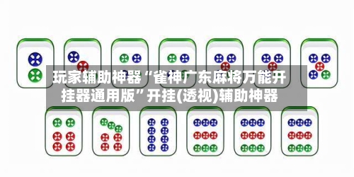 玩家辅助神器“雀神广东麻将万能开挂器通用版”开挂(透视)辅助神器-第2张图片