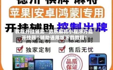 教程开挂辅助“微乐麻将小程序万能开挂器	”辅助通用版下载教程！-第2张图片