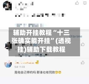 辅助开挂教程“十三张确实能开挂	”(透视挂)辅助下载教程-第2张图片