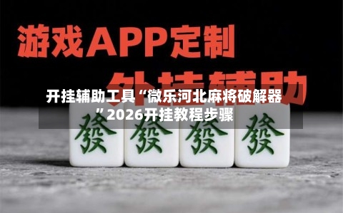 开挂辅助工具“微乐河北麻将破解器	”2026开挂教程步骤-第2张图片