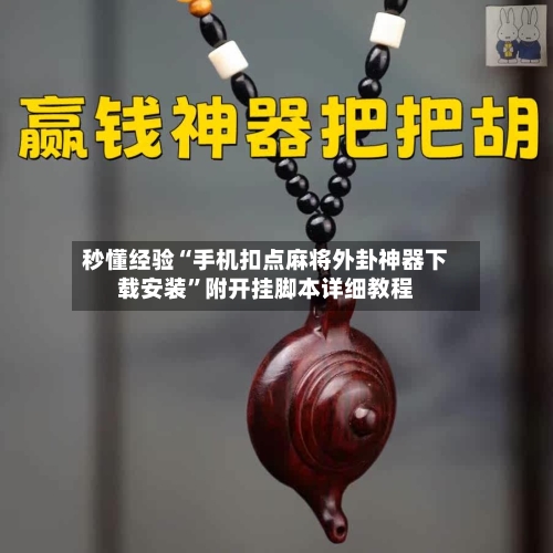 秒懂经验“手机扣点麻将外卦神器下载安装”附开挂脚本详细教程-第2张图片