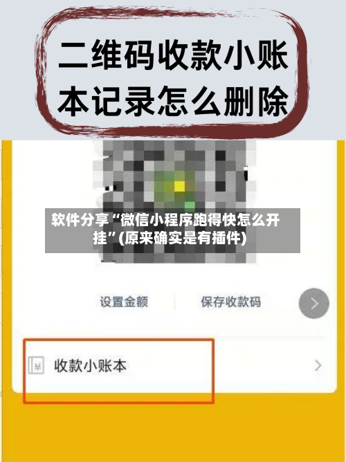 软件分享“微信小程序跑得快怎么开挂	”(原来确实是有插件)-第2张图片