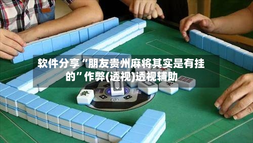 软件分享“朋友贵州麻将其实是有挂的”作弊(透视)透视辅助-第2张图片