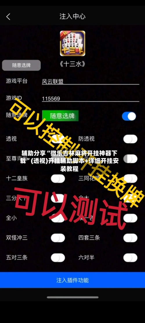 辅助分享“微乐吉林麻将开挂神器下载”(透视)开挂辅助脚本+详细开挂安装教程-第2张图片