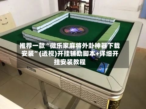 推荐一款“微乐家麻将外卦神器下载安装”(透视)开挂辅助脚本+详细开挂安装教程-第3张图片