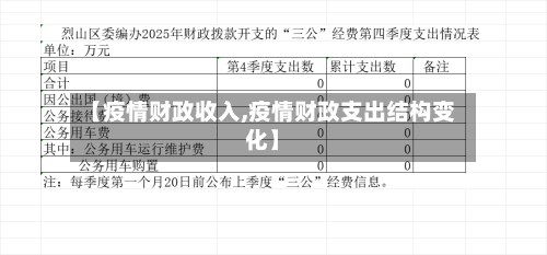 【疫情财政收入,疫情财政支出结构变化】-第2张图片