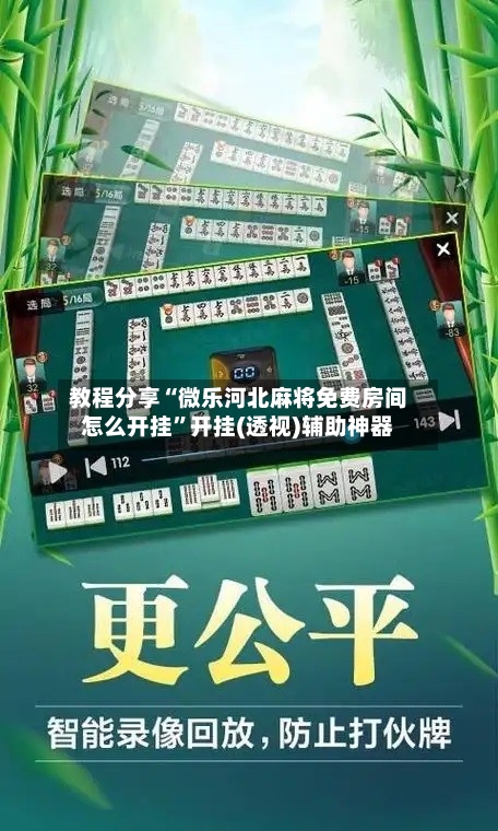 教程分享“微乐河北麻将免费房间怎么开挂	”开挂(透视)辅助神器-第2张图片