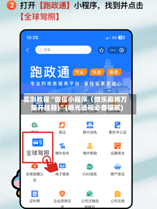 实测教程“微信小程序（微乐麻将万能开挂器)	”(曝光透视必备猫腻)-第2张图片