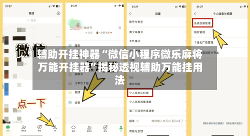 辅助开挂神器“微信小程序微乐麻将万能开挂器”揭秘透视辅助万能挂用法-第2张图片