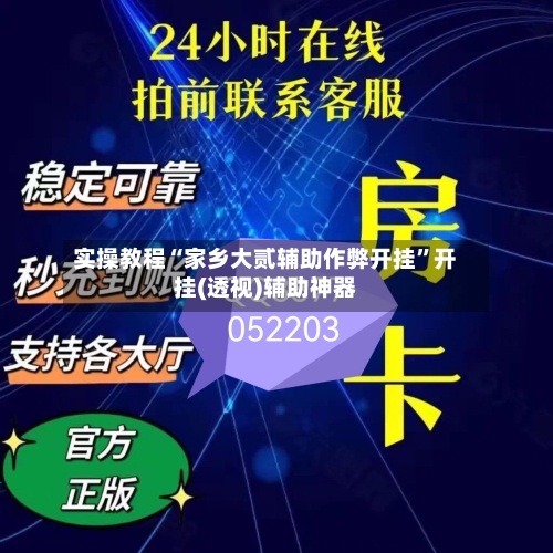 实操教程“家乡大贰辅助作弊开挂”开挂(透视)辅助神器-第2张图片