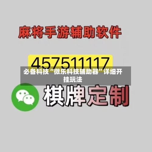 必备科技“微乐科技辅助器”详细开挂玩法-第3张图片
