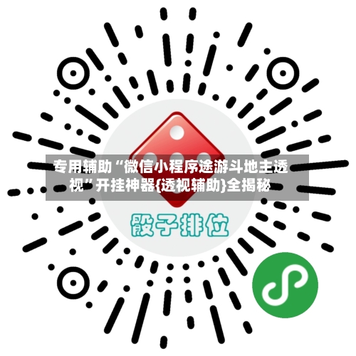 专用辅助“微信小程序途游斗地主透视”开挂神器{透视辅助}全揭秘-第2张图片