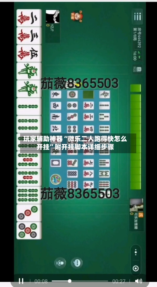 玩家辅助神器“微乐二人跑得快怎么开挂	”附开挂脚本详细步骤-第3张图片