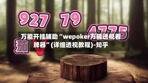 万能开挂辅助“wepoker万能透视看牌器”(详细透视教程)-知乎