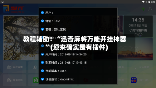教程辅助！“迅奇麻将万能开挂神器	”(原来确实是有插件)-第2张图片