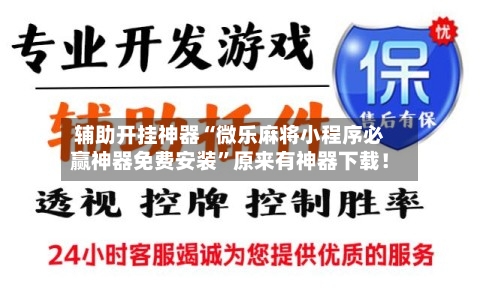辅助开挂神器“微乐麻将小程序必赢神器免费安装”原来有神器下载！-第3张图片