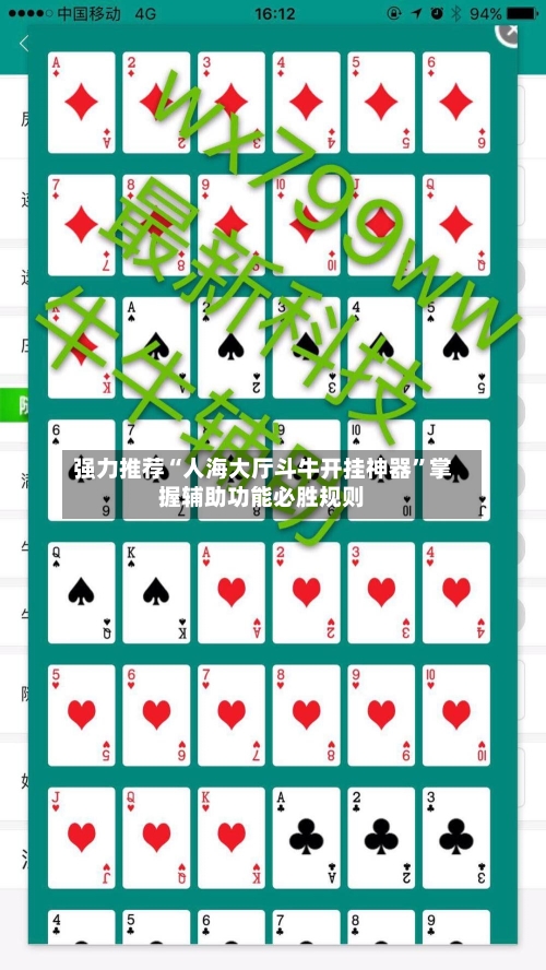 强力推荐“人海大厅斗牛开挂神器”掌握辅助功能必胜规则-第3张图片