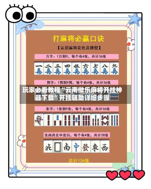 玩家必看教程“云南微乐麻将开挂神器下载	”开挂辅助详细步骤-第2张图片
