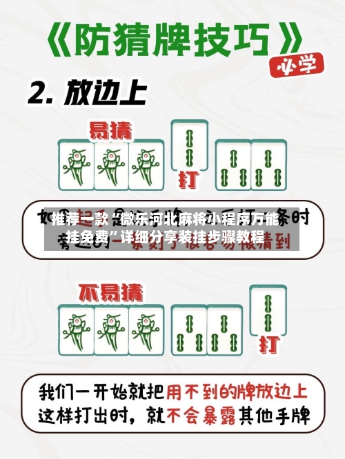 推荐一款“微乐河北麻将小程序万能挂免费”详细分享装挂步骤教程-第2张图片