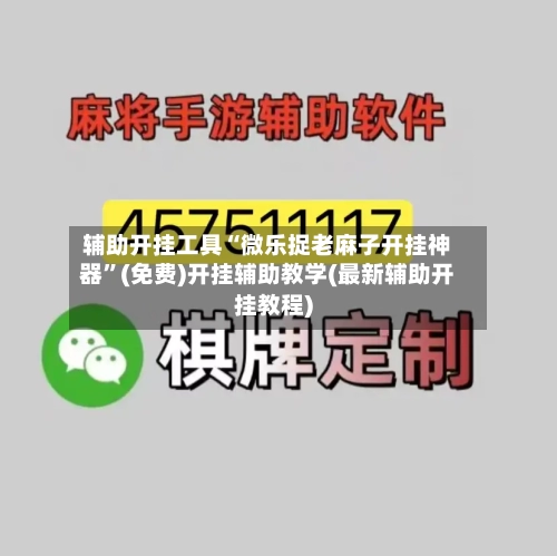 辅助开挂工具“微乐捉老麻子开挂神器”(免费)开挂辅助教学(最新辅助开挂教程)-第2张图片