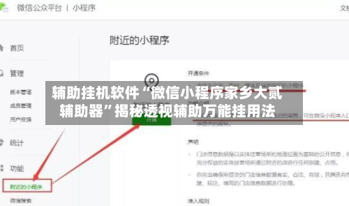 辅助挂机软件“微信小程序家乡大贰辅助器	”揭秘透视辅助万能挂用法-第3张图片