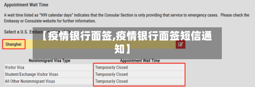 【疫情银行面签,疫情银行面签短信通知】