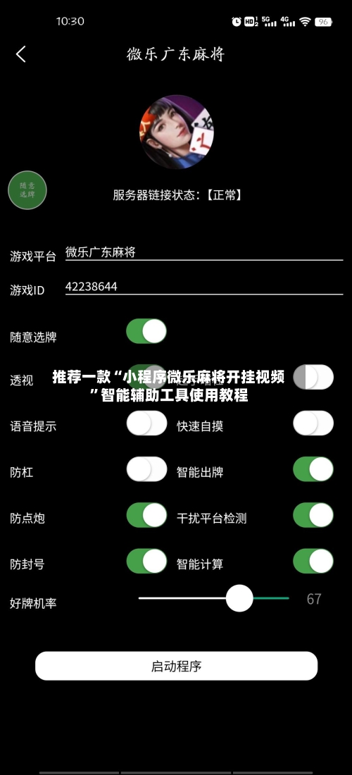 推荐一款“小程序微乐麻将开挂视频”智能辅助工具使用教程-第3张图片