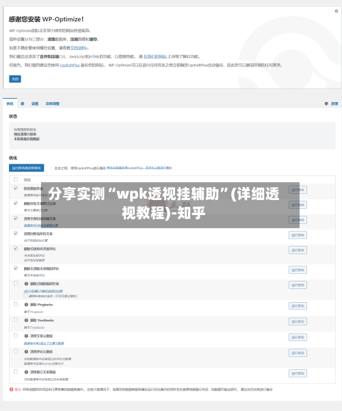 分享实测“wpk透视挂辅助”(详细透视教程)-知乎-第2张图片