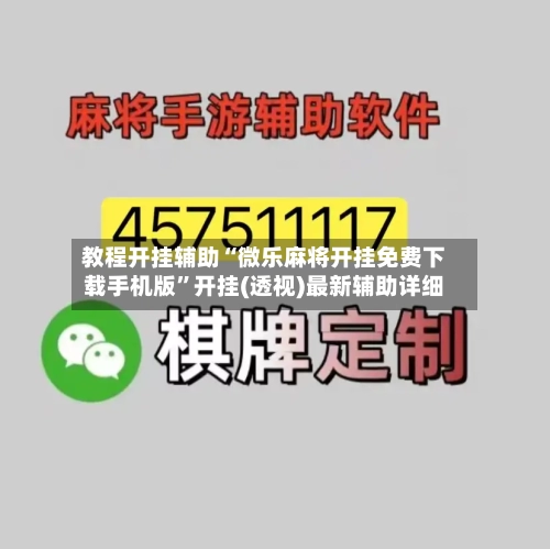 教程开挂辅助“微乐麻将开挂免费下载手机版	”开挂(透视)最新辅助详细-第3张图片