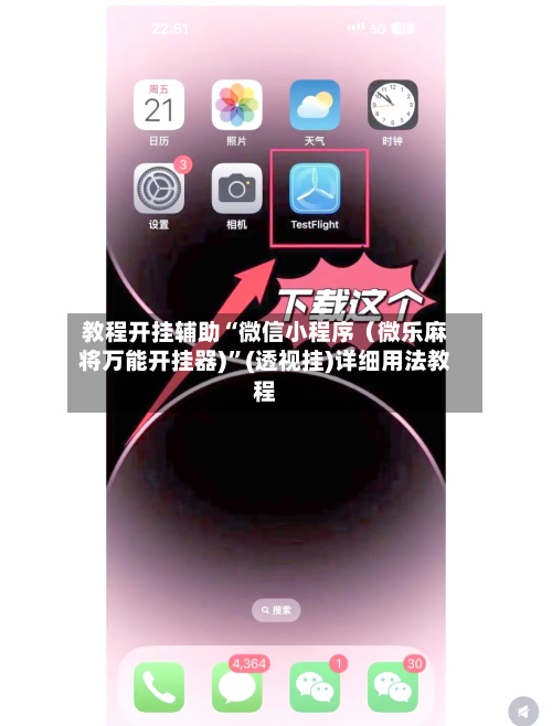教程开挂辅助“微信小程序（微乐麻将万能开挂器)”(透视挂)详细用法教程-第3张图片