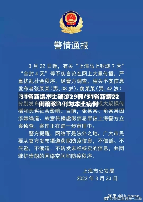31省新增本土确诊29例/31省新增22例确诊 1例为本土病例-第3张图片