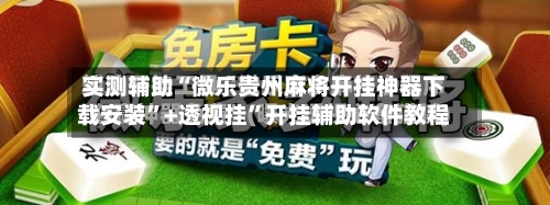 实测辅助“微乐贵州麻将开挂神器下载安装”+透视挂”开挂辅助软件教程-第2张图片
