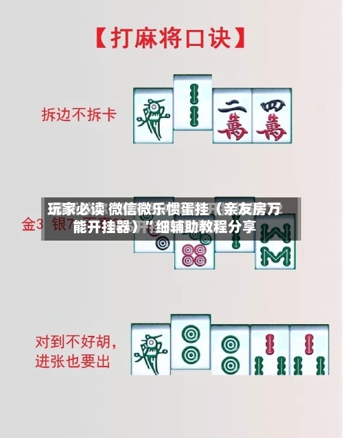 玩家必读 微信微乐惯蛋挂（亲友房万能开挂器）”细辅助教程分享-第2张图片