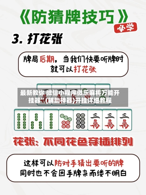 最新教你 微信小程序微乐麻将万能开挂器”(辅助神器)开挂详细教程-第2张图片