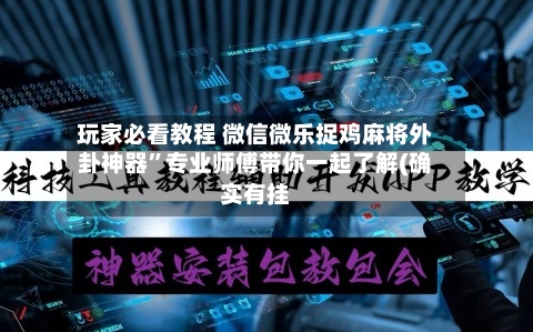 玩家必看教程 微信微乐捉鸡麻将外卦神器”专业师傅带你一起了解(确实有挂-第2张图片