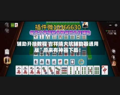 辅助开挂教程 吉祥填大坑辅助器通用版”原来有神器下载！-第2张图片