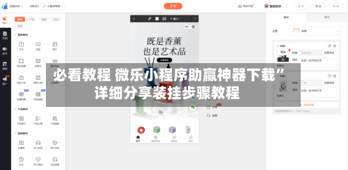 必看教程 微乐小程序助赢神器下载”详细分享装挂步骤教程-第2张图片
