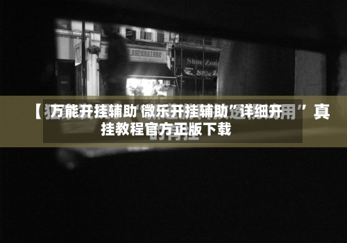 万能开挂辅助 微乐开挂辅助”详细开挂教程官方正版下载
